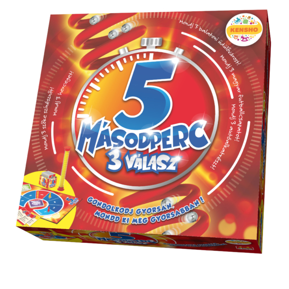 Megableu 5 másodperc 3 válasz társasjáték