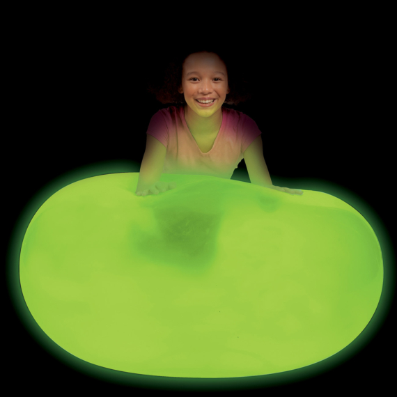 Világító Super Glo Wubble, 75 cm - zöld