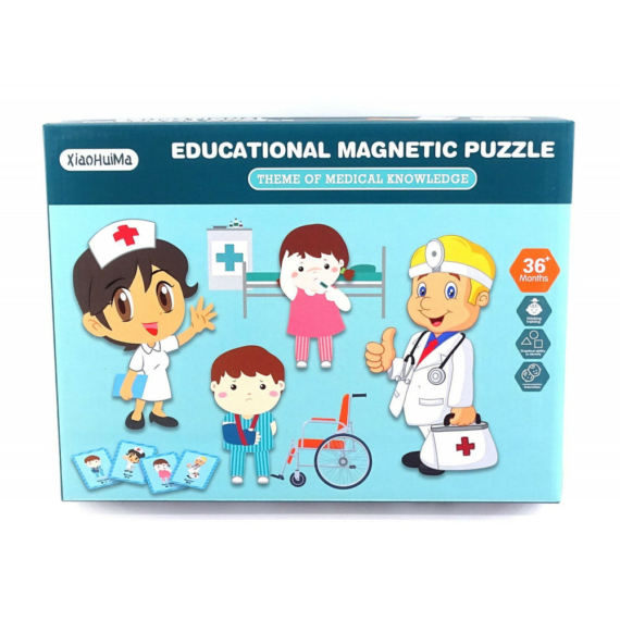 Puzzle csomag dobozban - mágneses