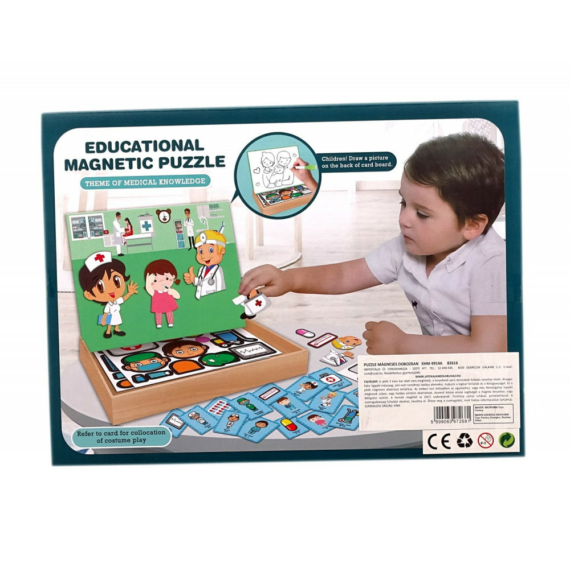 Puzzle csomag dobozban - mágneses