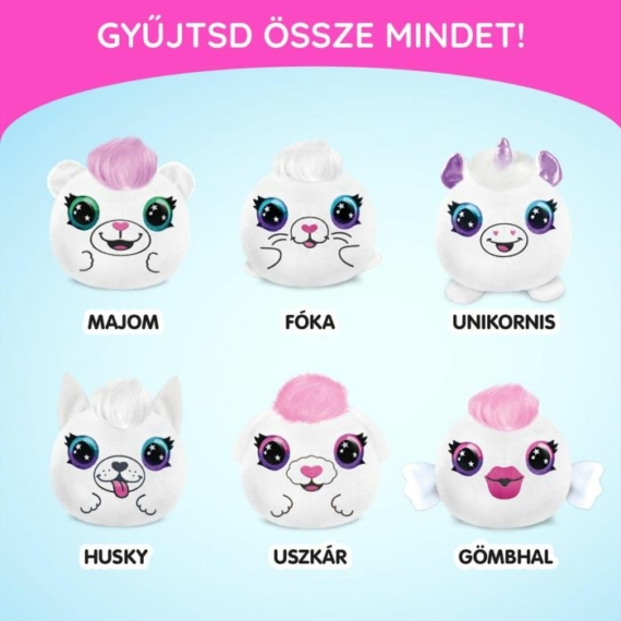 Style 4 Ever színezhető plüss mini állatok, többféle