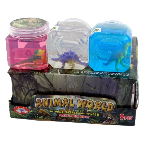 Slime dinó figurával