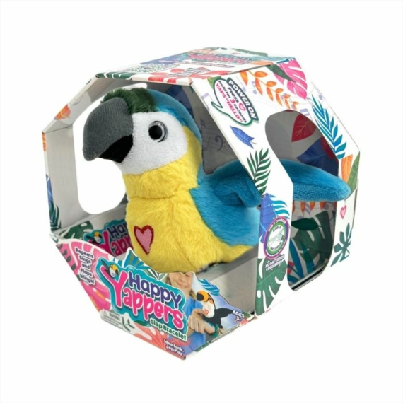 Happy Yappers interaktív plüss - kék ara