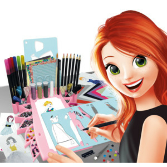 Divattervező Stúdió – Kreatív készlet 7 éves kortól BUKI France