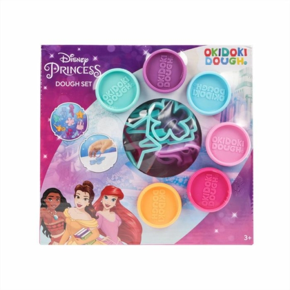Canenco Okidoki Dough Disney hercegnők gyurma, számok és formák - 2 féle