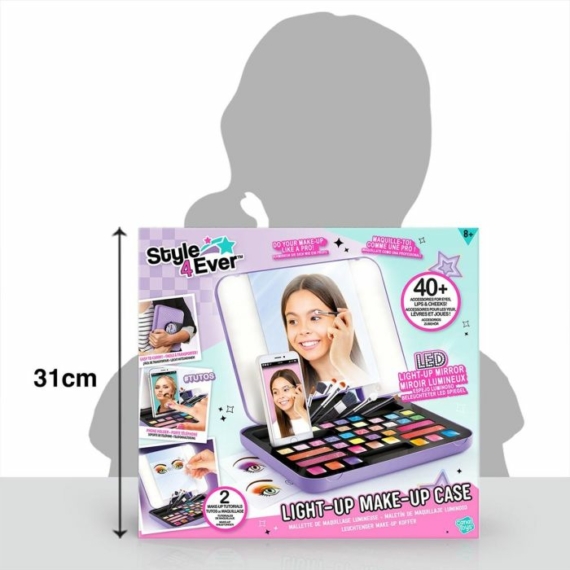 Style 4 Ever Sminktáska LED fényekkel