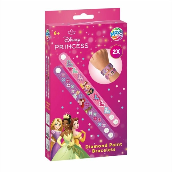 Moxy Disney hercegnős gyémántfestő karkötő, 2 db