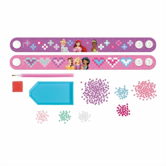 Moxy Disney hercegnős gyémántfestő karkötő, 2 db