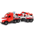 Wader, Forma 1 Magic Truck, Autószállító Kamion játékszett, 81 cm