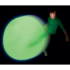 Világító Super Glo Wubble, 75 cm - zöld