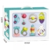 Konig Kids 608-70 rágóka és csörgő szett, 8 db-os